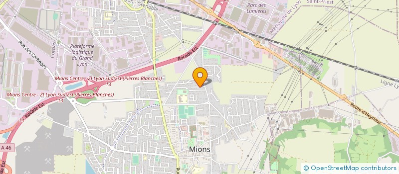 localisation de l'entreprise SCI LE PETIT VERSEAU  MIONS