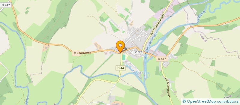 localisation de l'entreprise SCI LE PEUGET  CORRE