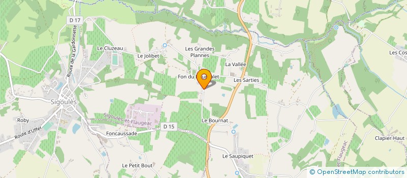 localisation de l'entreprise SCI LE PEY  SIGOULES-ET-FLAUGEAC