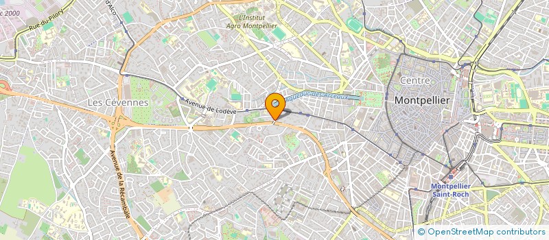 localisation de l'entreprise SCI LE PEYRET à MONTPELLIER
