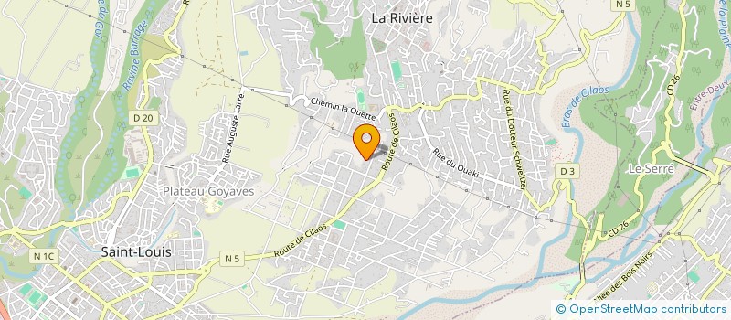 localisation de l'entreprise SCI LE PHAETON à SAINT-LOUIS