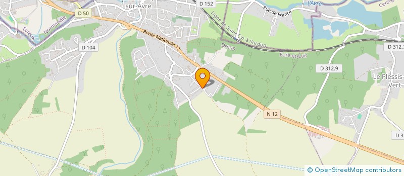 localisation de l'entreprise SCI LE PHALANSTERE à SAINT-REMY-SUR-AVRE