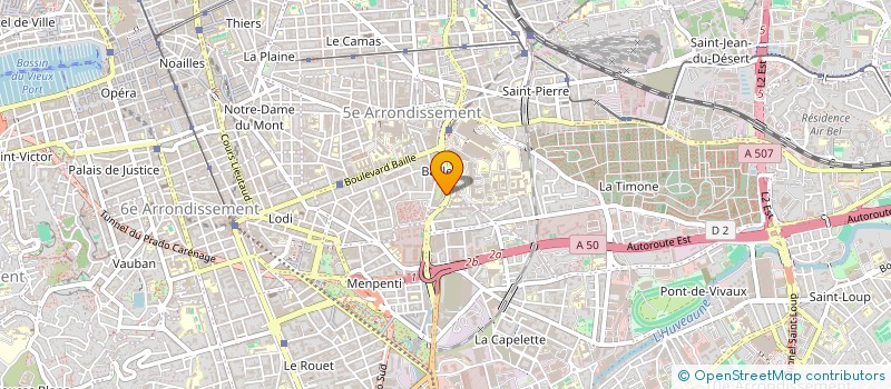 localisation de l'entreprise SCI LE PHARAON à MARSEILLE