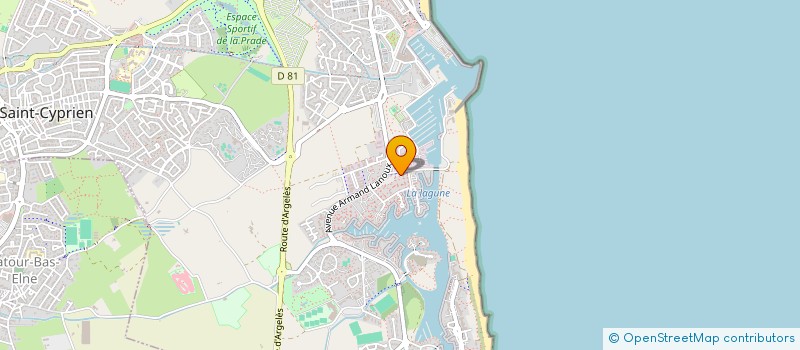 localisation de l'entreprise SCI LE PHARE  SAINT-CYPRIEN