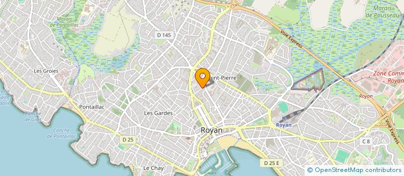 localisation de l'entreprise SCI LE PHARE DE ST PIERRE  ROYAN