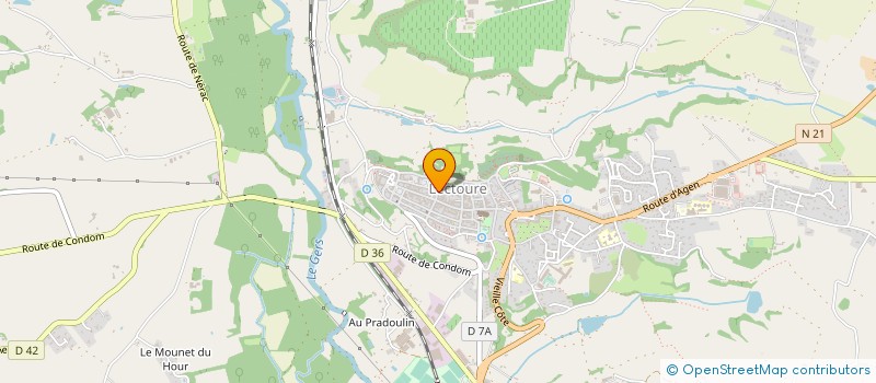 localisation de l'entreprise SCI LE PHENIX  LECTOURE