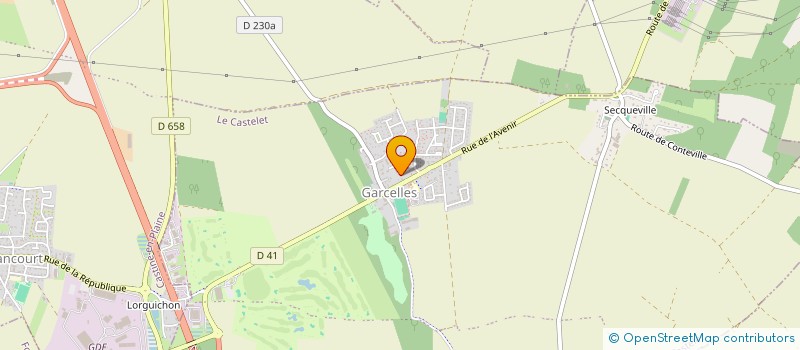 localisation de l'entreprise SCI LE PHENIX  LE CASTELET