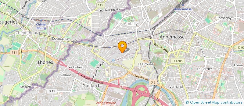 localisation de l'entreprise SCI LE PHENIX  AMBILLY