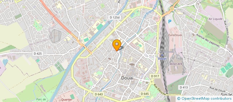 localisation de l'entreprise SCI LE PHENIX à DOUAI