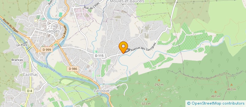 localisation de l'entreprise SCI LE PHENIX  LAROQUE