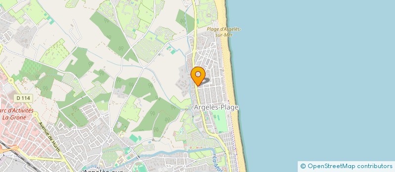 localisation de l'entreprise SCI LE PHOEBUS II  ARGELES-SUR-MER