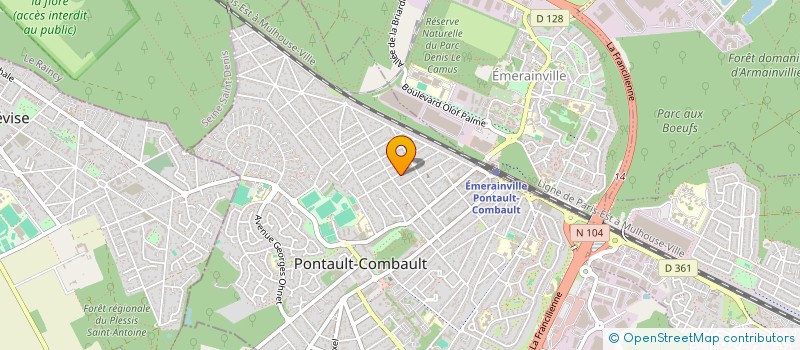 localisation de l'entreprise SCI LE PHOENIX à PONTAULT-COMBAULT