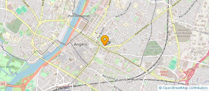 localisation de l'entreprise SCI LE PHOENIX à ANGERS