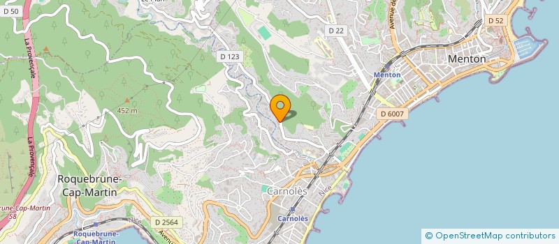 localisation de l'entreprise SCI LE PIANET à MENTON