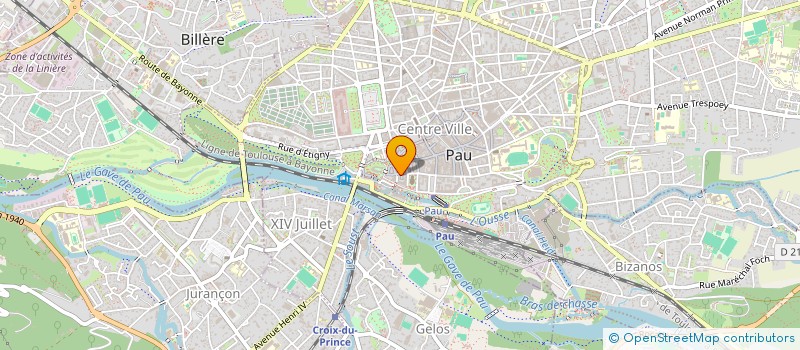 localisation de l'entreprise SCI LE PIANO à PAU