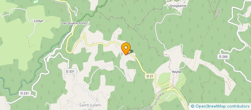 localisation de l'entreprise SCI LE PIC  SAINT-JULIEN-LE-ROUX