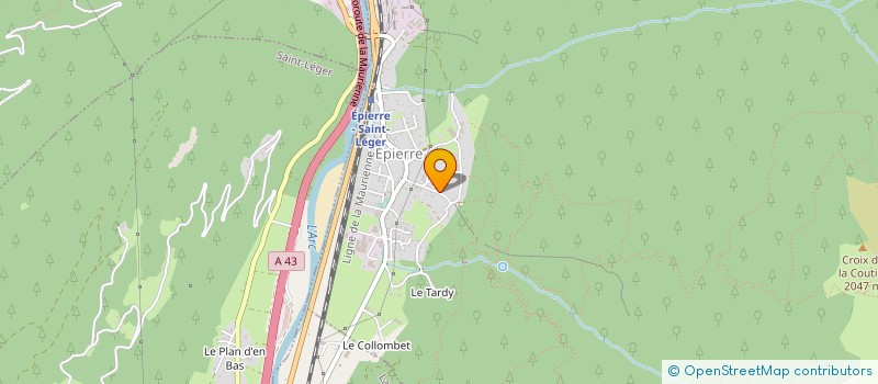 localisation de l'entreprise SCI LE PIC DU ROC ROUGE  EPIERRE