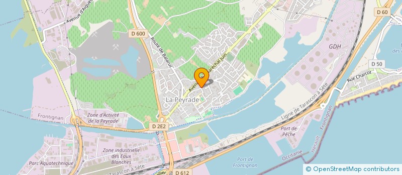 localisation de l'entreprise SCI LE PIC SAINT LOUP à FRONTIGNAN