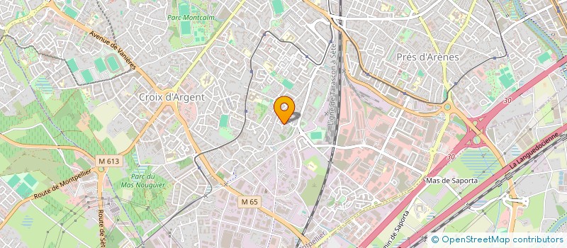 localisation de l'entreprise SCI LE PICHEYROU à MONTPELLIER