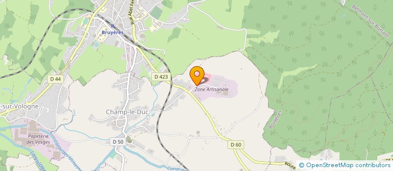 localisation de l'entreprise SCI LE PICOSE  CHAMP-LE-DUC