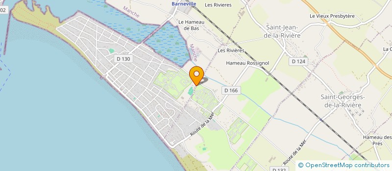 localisation de l'entreprise SCI LE PIED A L ETRIER à BARNEVILLE-CARTERET