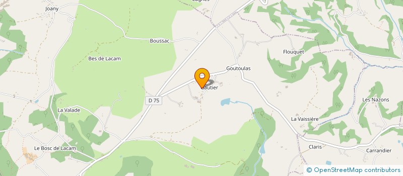 localisation de l'entreprise SCI LE PIED A TERRE  SAINT-ANTONIN-NOBLE-VAL