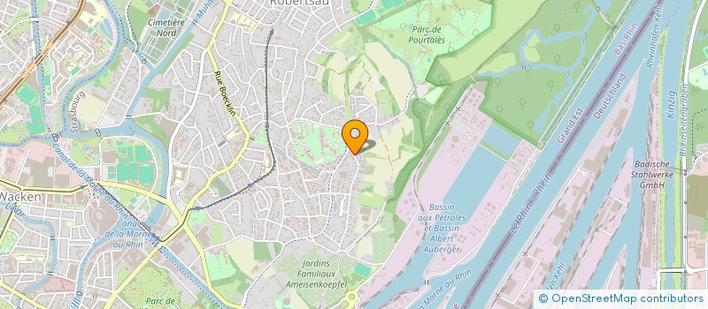 localisation de l'entreprise SCI LE PIEMONT  STRASBOURG