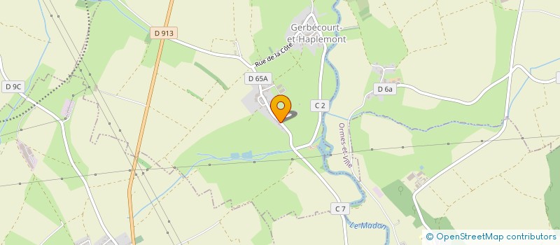 localisation de l'entreprise SCI LE PIEREUL  GERBECOURT-ET-HAPLEMONT