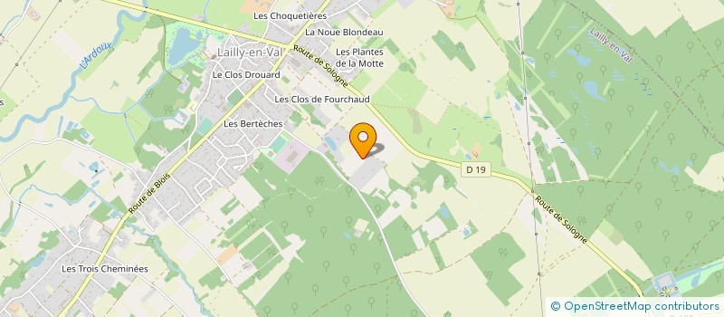 localisation de l'entreprise SCI LE PIERRON à LAILLY-EN-VAL