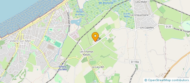 localisation de l'entreprise SCI LE PIEUGER à BLONVILLE-SUR-MER