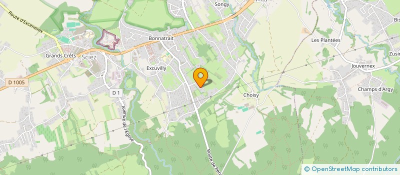 localisation de l'entreprise SCI LE PIGEON BLEU  SCIEZ