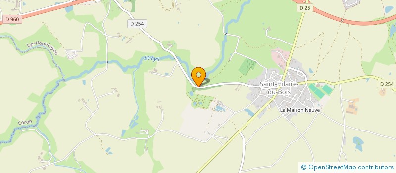 localisation de l'entreprise SCI LE PIGEONNIER  MONTILLIERS