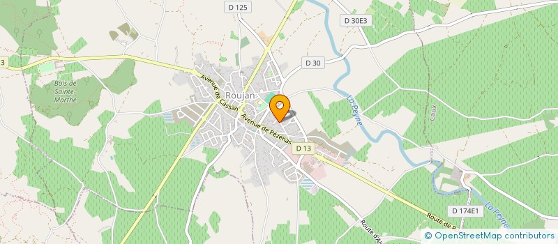localisation de l'entreprise SCI LE PIGEONNIER à ROUJAN