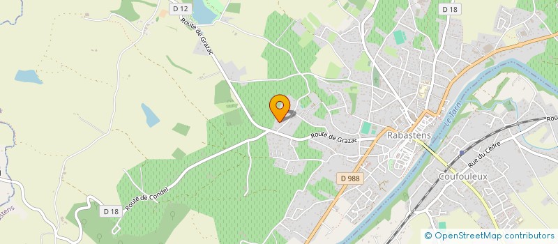 localisation de l'entreprise SCI LE PIGEONNIER à RABASTENS