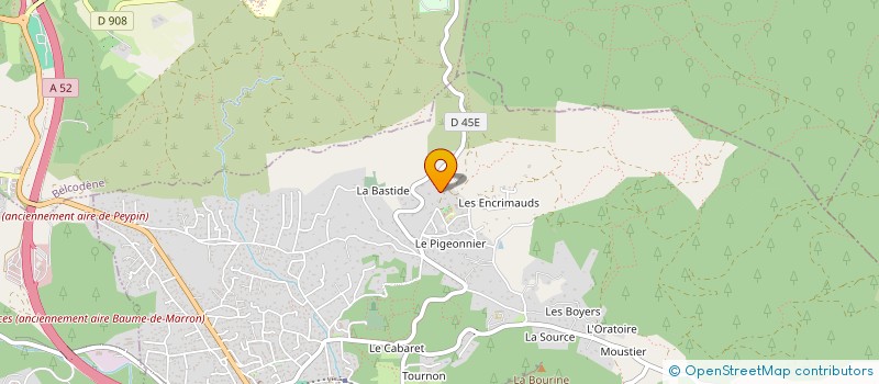 localisation de l'entreprise SCI LE PIGEONNIER  LA BOUILLADISSE