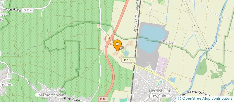 localisation de l'entreprise SCI LE PIGEONNIER  HERRLISHEIM-PRES-COLMAR