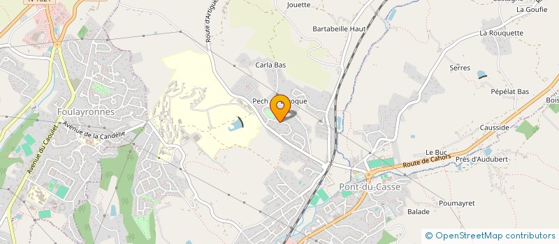 localisation de l'entreprise SCI LE PIGEONNIER  PONT-DU-CASSE