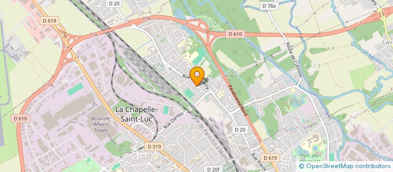 localisation de l'entreprise SCI LE PIGEONNIER à LA CHAPELLE-SAINT-LUC