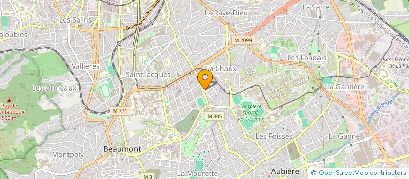 localisation de l'entreprise SCI LE PIGEONNIER  CLERMONT FERRAND