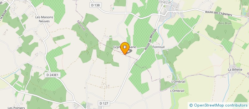 localisation de l'entreprise SCI LE PILOU  RETAUD