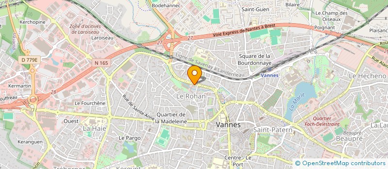 localisation de l'entreprise SCI LE PIN à VANNES