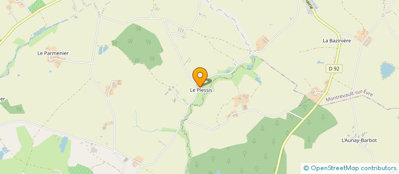 localisation de l'entreprise SCI LE PIN 44  MAUGES-SUR-LOIRE