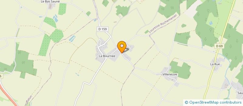 localisation de l'entreprise SCI LE PIN à LOURESSE-ROCHEMENIER