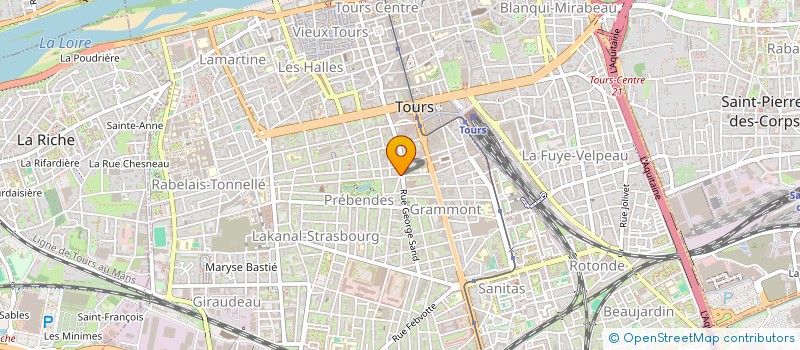 localisation de l'entreprise SCI LE PIN  TOURS