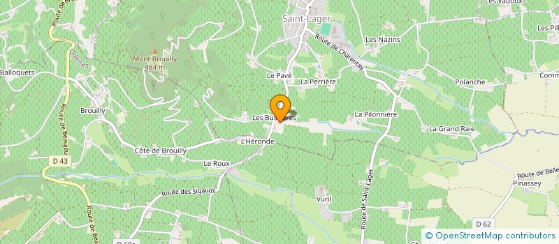 localisation de l'entreprise SCI LE PIN PARASOL  SAINT-LAGER