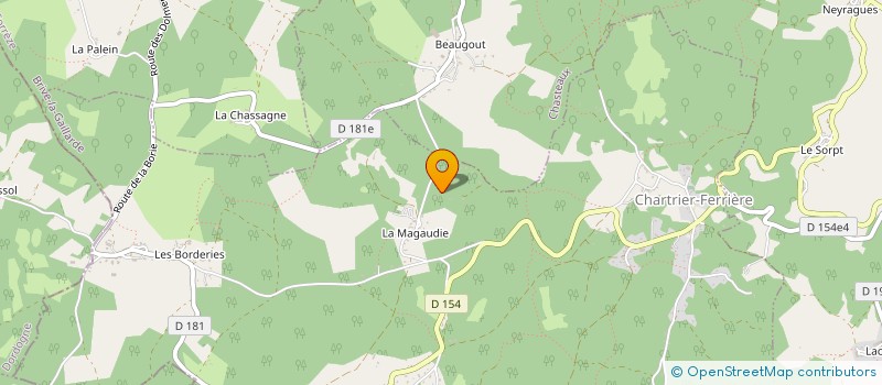 localisation de l'entreprise SCI LE PIN'S  LARCHE