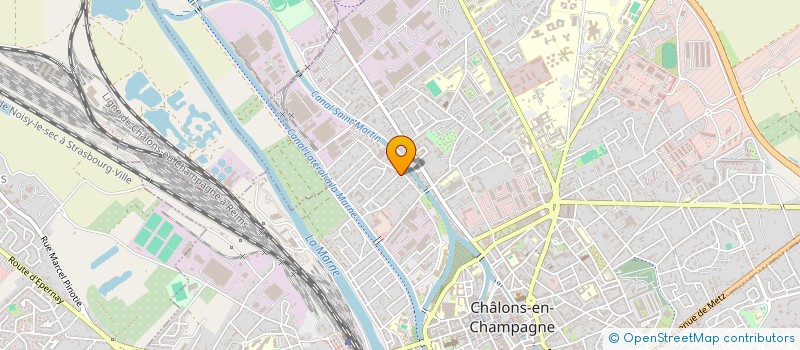 localisation de l'entreprise SCI LE PINSON DES ARBRES  CHALONS-EN-CHAMPAGNE