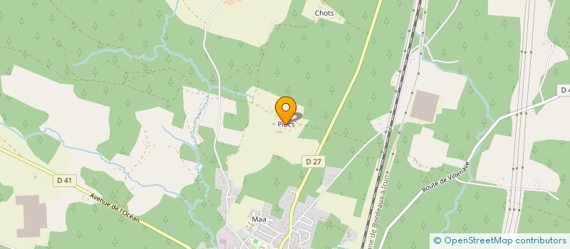 localisation de l'entreprise SCI LE PIOC  RION-DES-LANDES