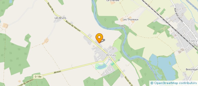 localisation de l'entreprise SCI LE PITON à BRINAY