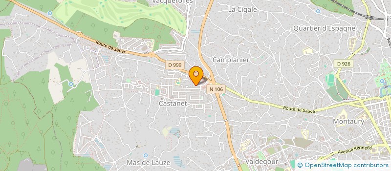 localisation de l'entreprise SCI LE PITOU  NIMES